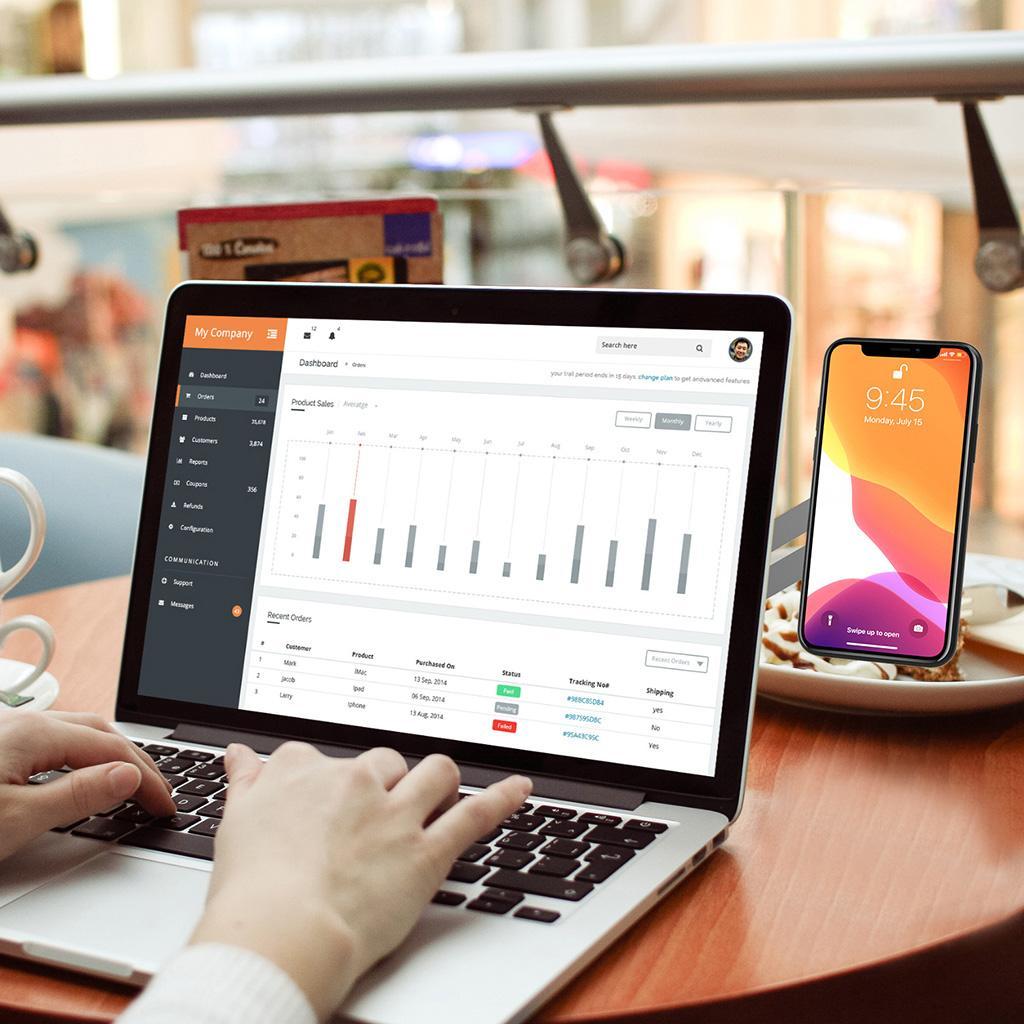 2 Pieces Laptop Side Mount Magnetic Phone Stand Holder Bracket Fixed Slim