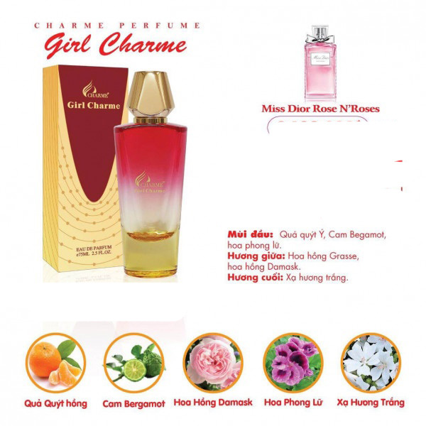 Nước Hoa Nữ Charme Girl Charme 75ml