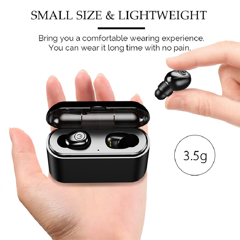Mới F9 TWS Bluetooth Không Dây Tai Nghe 9D Stereo Thể Thao Chống Thấm Nước Tai Nghe Nhét Tai Tai Nghe Có Micro