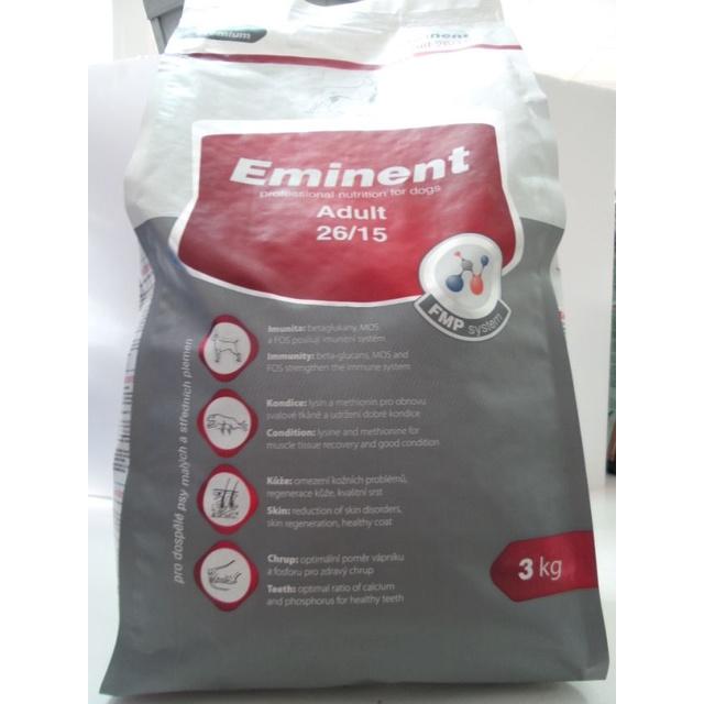 Eminent Adult - 3kg, Thức ăn cho chó trưởng thành, dành cho Chó giống vừa và giống nhỏ. Hạt cho chó trưởng thành.