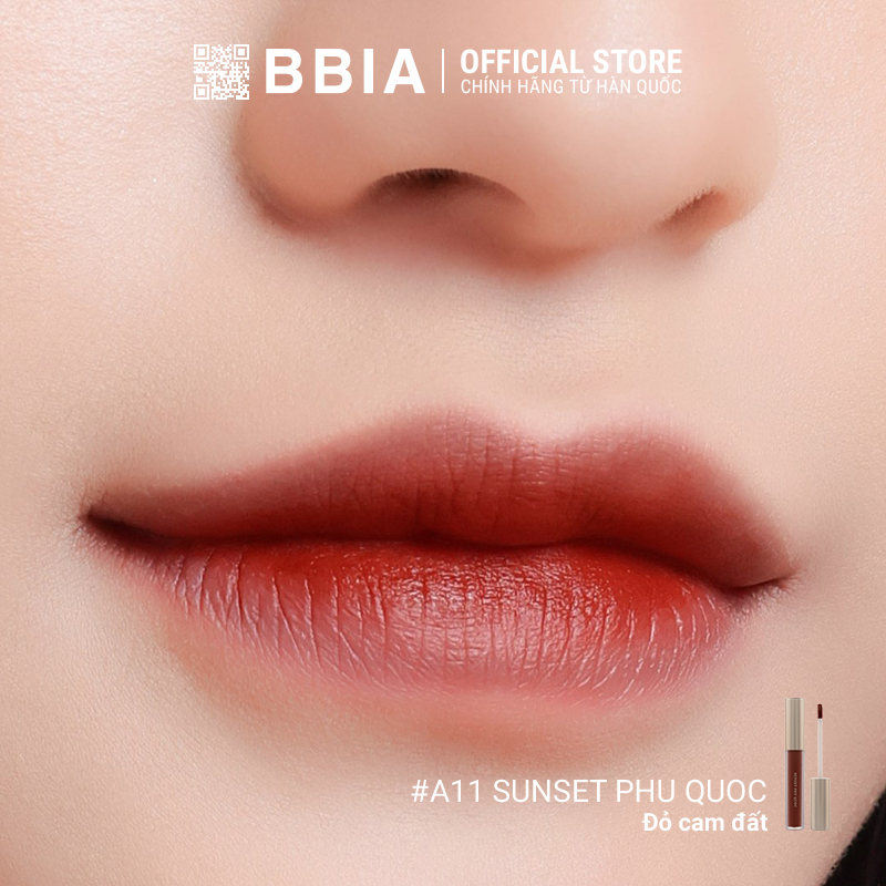 Combo Gồm 2 Son Kem Lì BBIA Last Velvet Lip Tint Asia Edition 2 ( 2 x 5g) - A7 Hilling Mui Ne