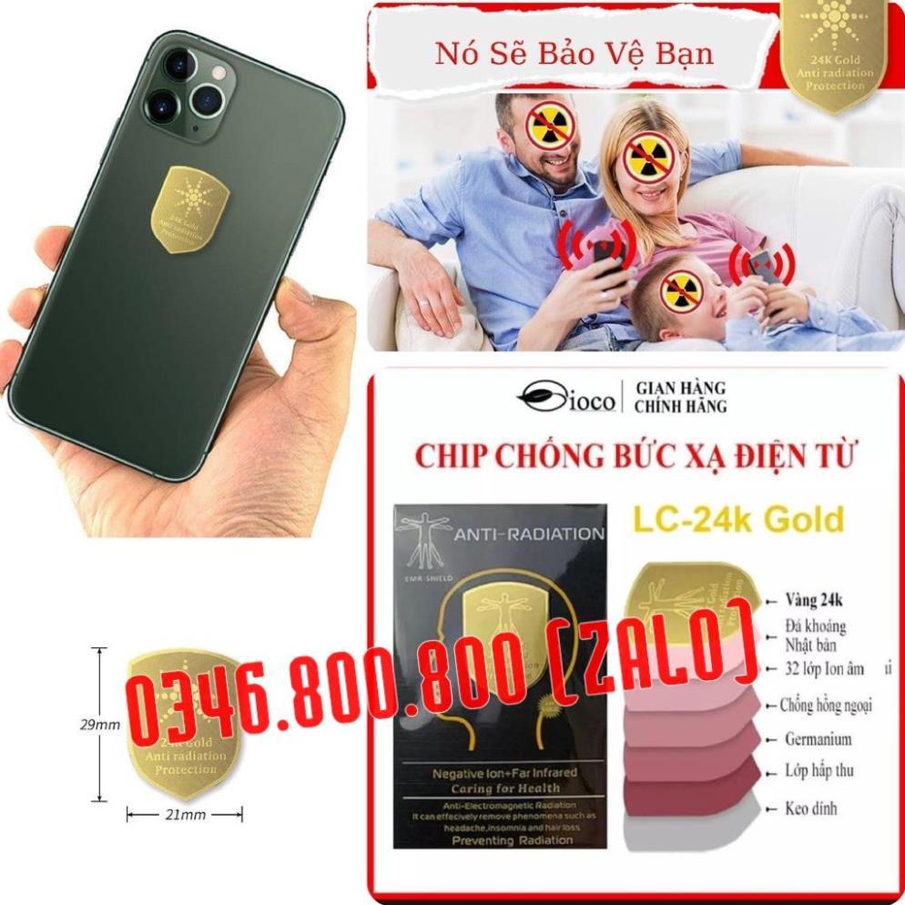 Chip chắn sóng điện từ, chắn bức xạ từ điện thoại, mèo thần tài 24k, hàng nhập khẩu