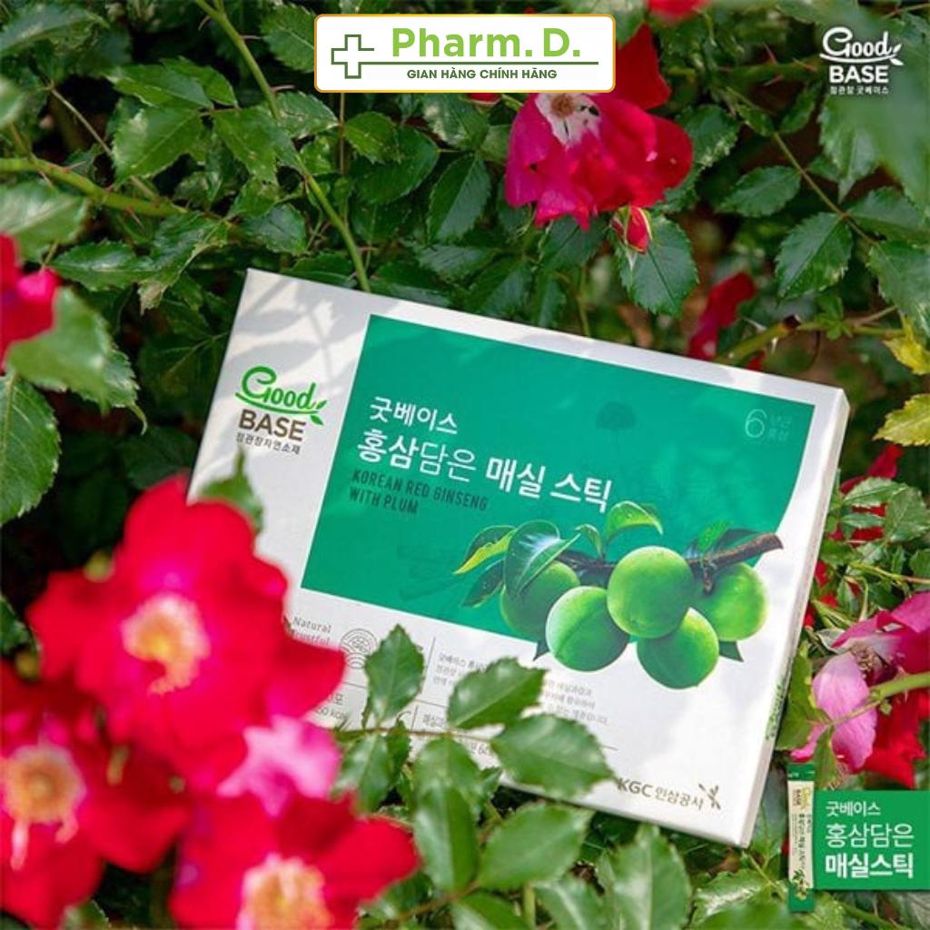 Nước Hồng Sâm Hàn Quốc Vị Mơ Goodbase KGC Cheong Kwan Jang Hỗ Trợ Sức Khỏe