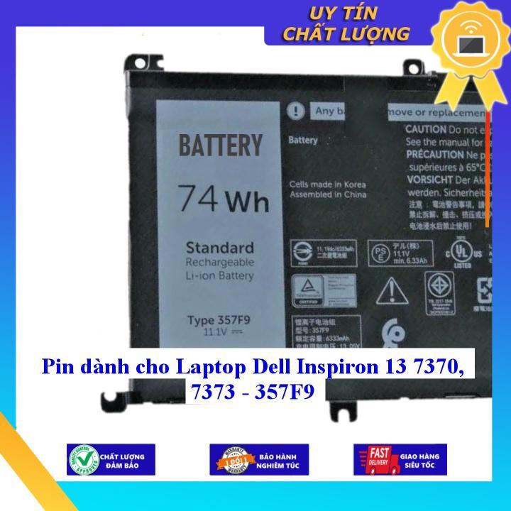 Pin dùng cho Laptop Dell Inspiron 13 7370 7373 - 357F9 - Hàng Nhập Khẩu New Seal