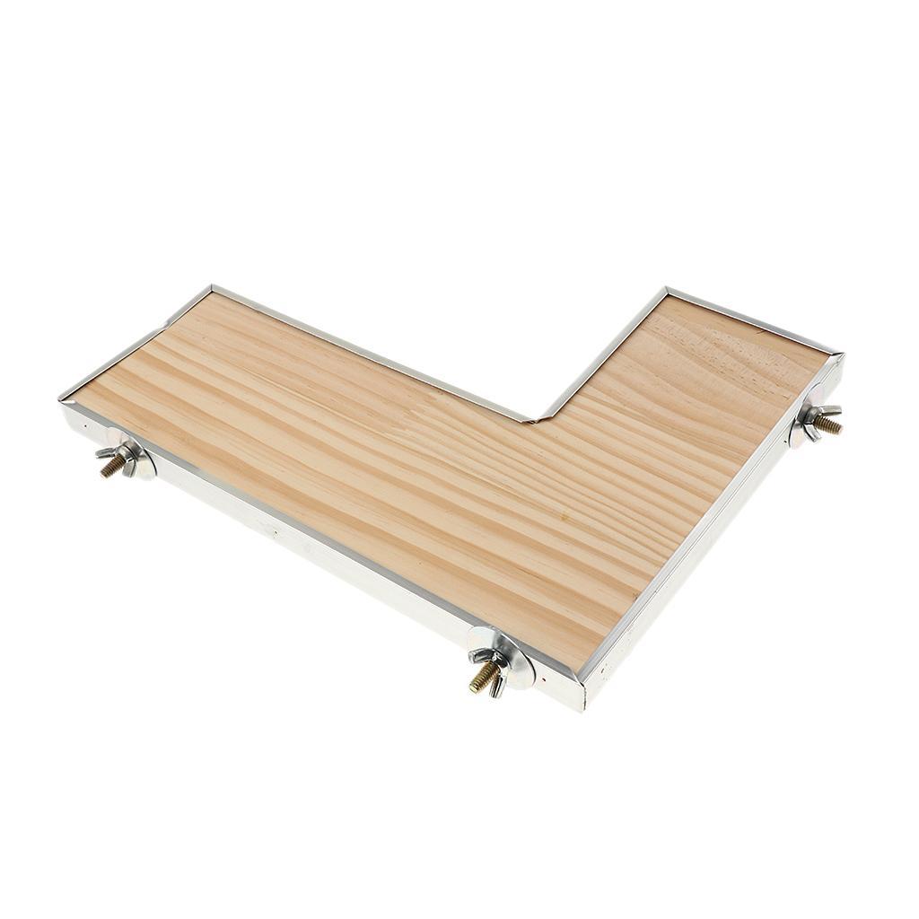 Anti Chew Pet Wooden L-shaped Board Hamster Guinea Pig Gerbil Pedal Toy