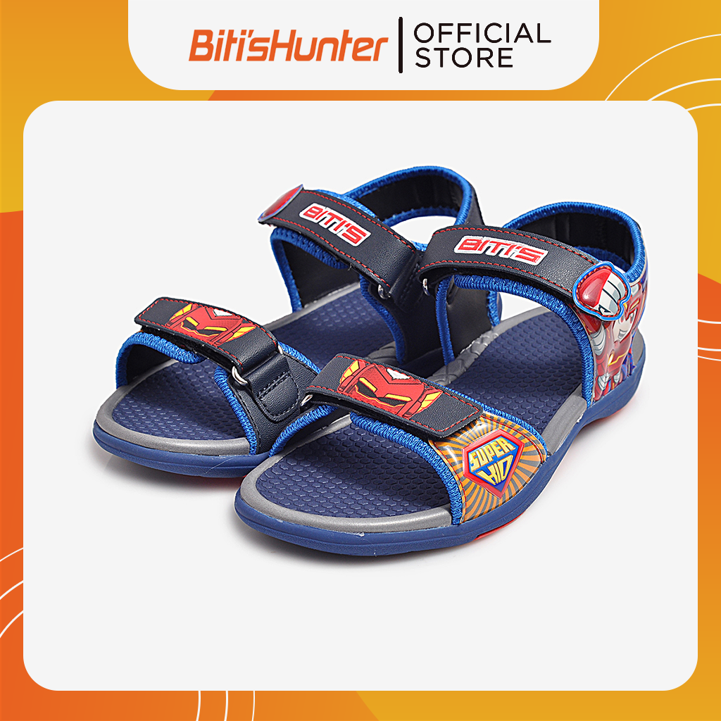 Sandal Si Cao Su Bé Trai Biti's DRB031700XNH (Xanh Nhớt)