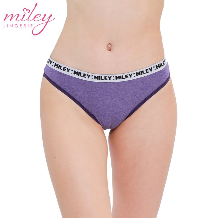 Combo 3 Quần Lót Nữ Melange Sporty Chic Miley Lingerie - Màu Xanh Đen, Trắng Kem, Tím FCB0100-0200-1000