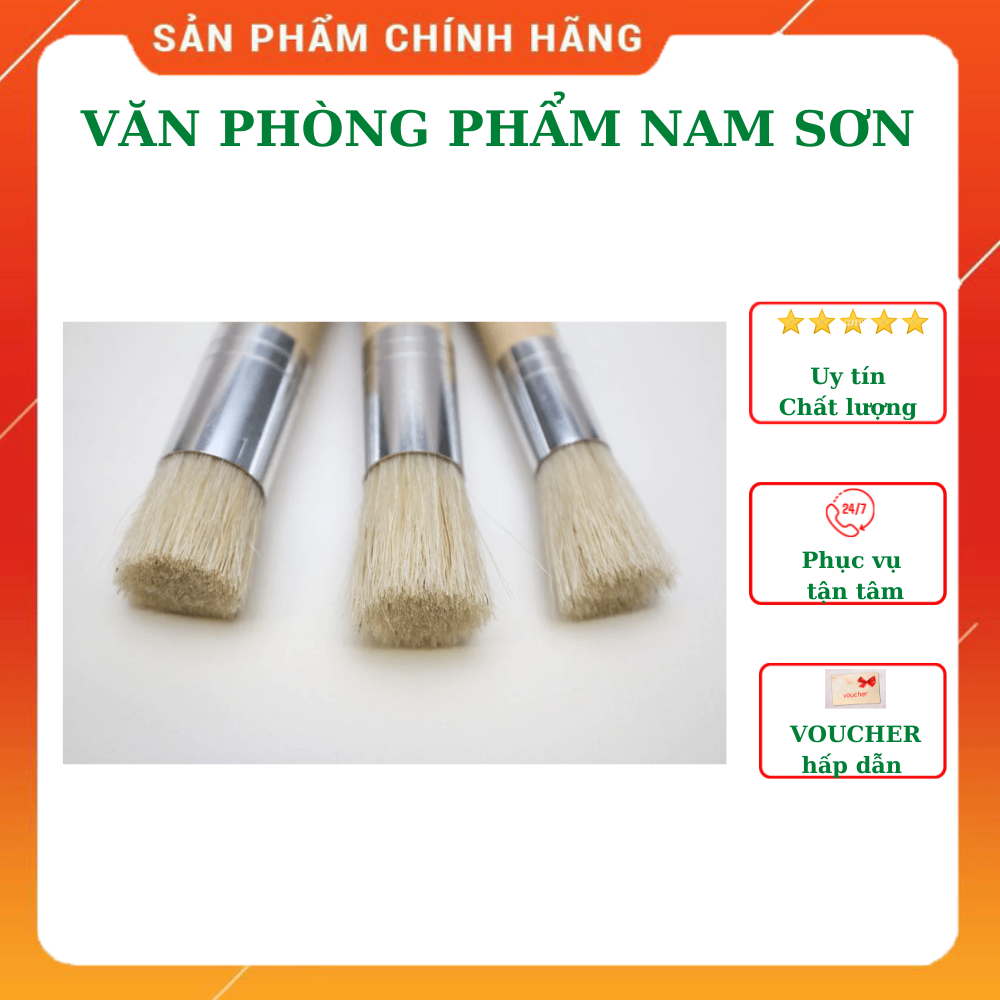 Cọ Stencil Mont Marte đầu tròn