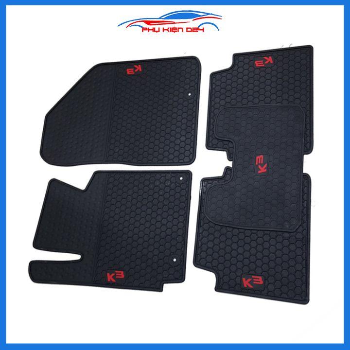 Thảm lót sàn cao su cho xe K3 2016-2017-2018 hàng chuẩn theo xe chịu lực tốt