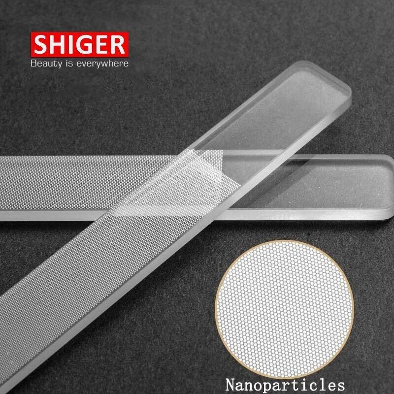 Dụng Cụ Dũa Móng Tay Bằng Kính Nano Chuyên Nghiệp 9Cm Kèm Hộp Đựng