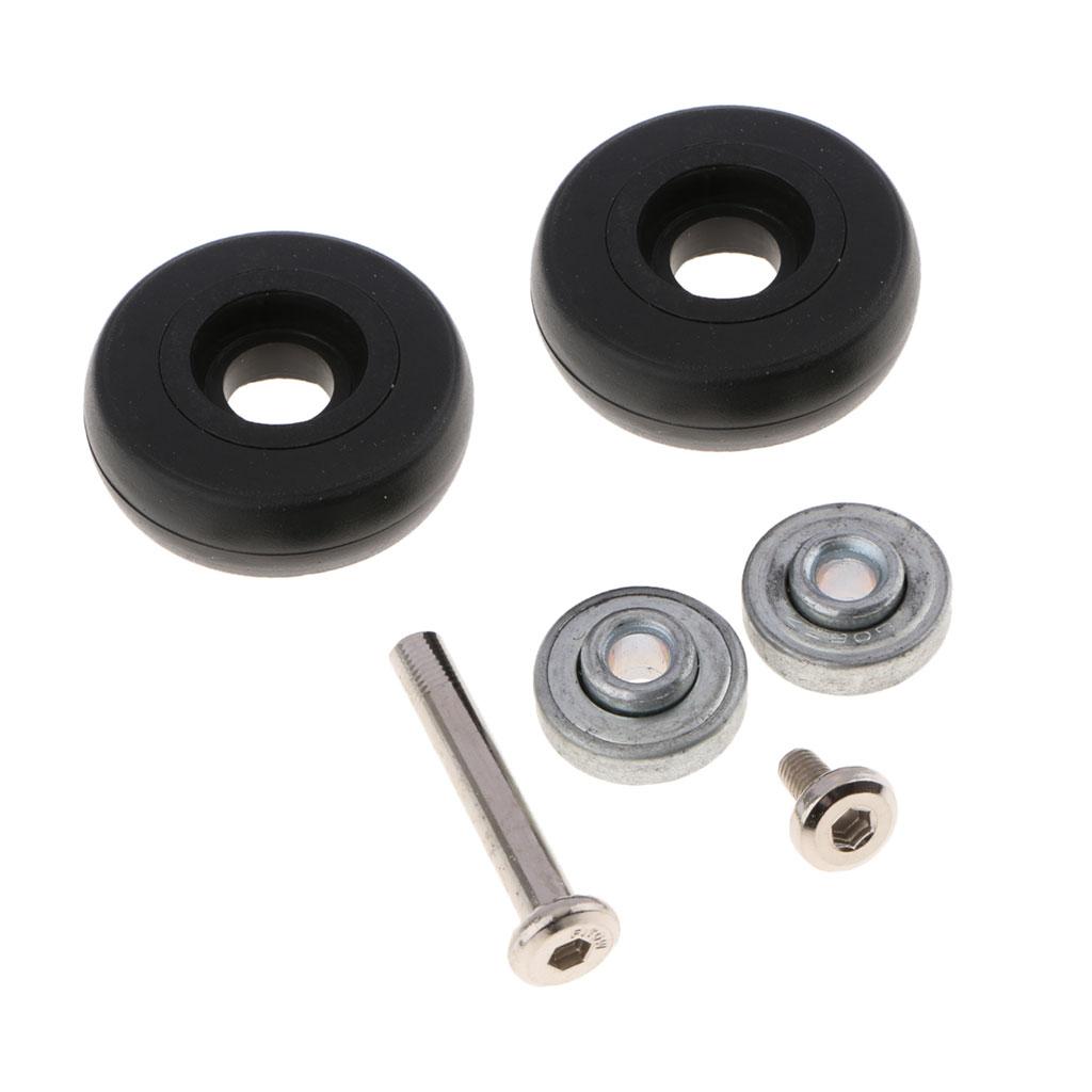 1 Set Luggage Wheels Replacement Suitcase Trolley Case DIY Casters 5018A-A
