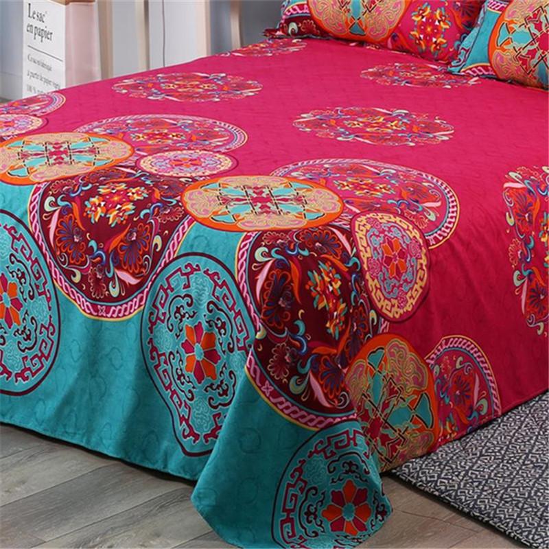  Giường 1 Chiếc Giường Cấp 3D Mandala Trải Giường Tấm Phẳng Trang Trí Nhà Phong Cách Ấn Độ Bán Buôn Miễn Phí Vận Chuyển