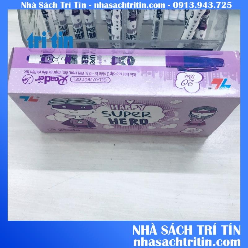 Bút thiên long gel 07 roater mực tím(vpp trí tín)