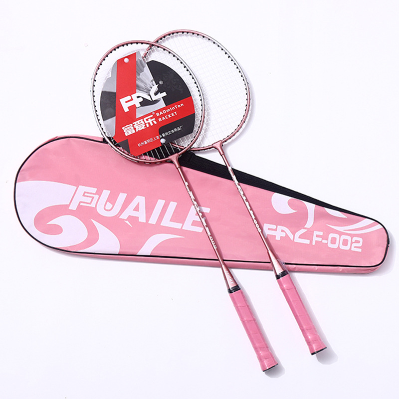 Vợt cầu lông đôi FUAILE  F-002 giá rẻ hợp kim nhôm - kèm  bao vợt