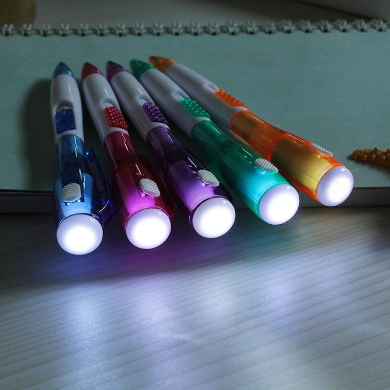 Bút Bi Đầu 0.5mm Có Đèn Led