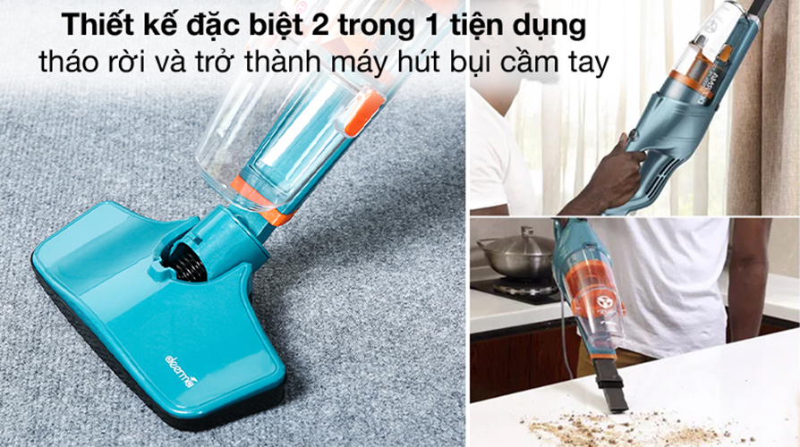 Máy Hút Bụi DEERMA DX900 Lõi Lọc Thép Thích Hợp Hút Bụi Hạt To- Hàng nhập khẩu