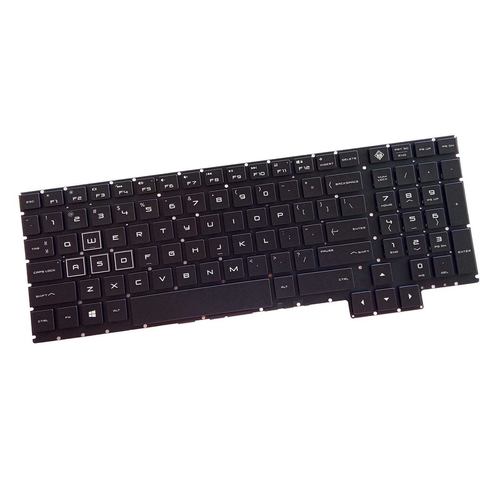 US Layout Keyboard Black Professional for 15-Ce199NR 15-Ce198WM Accessory