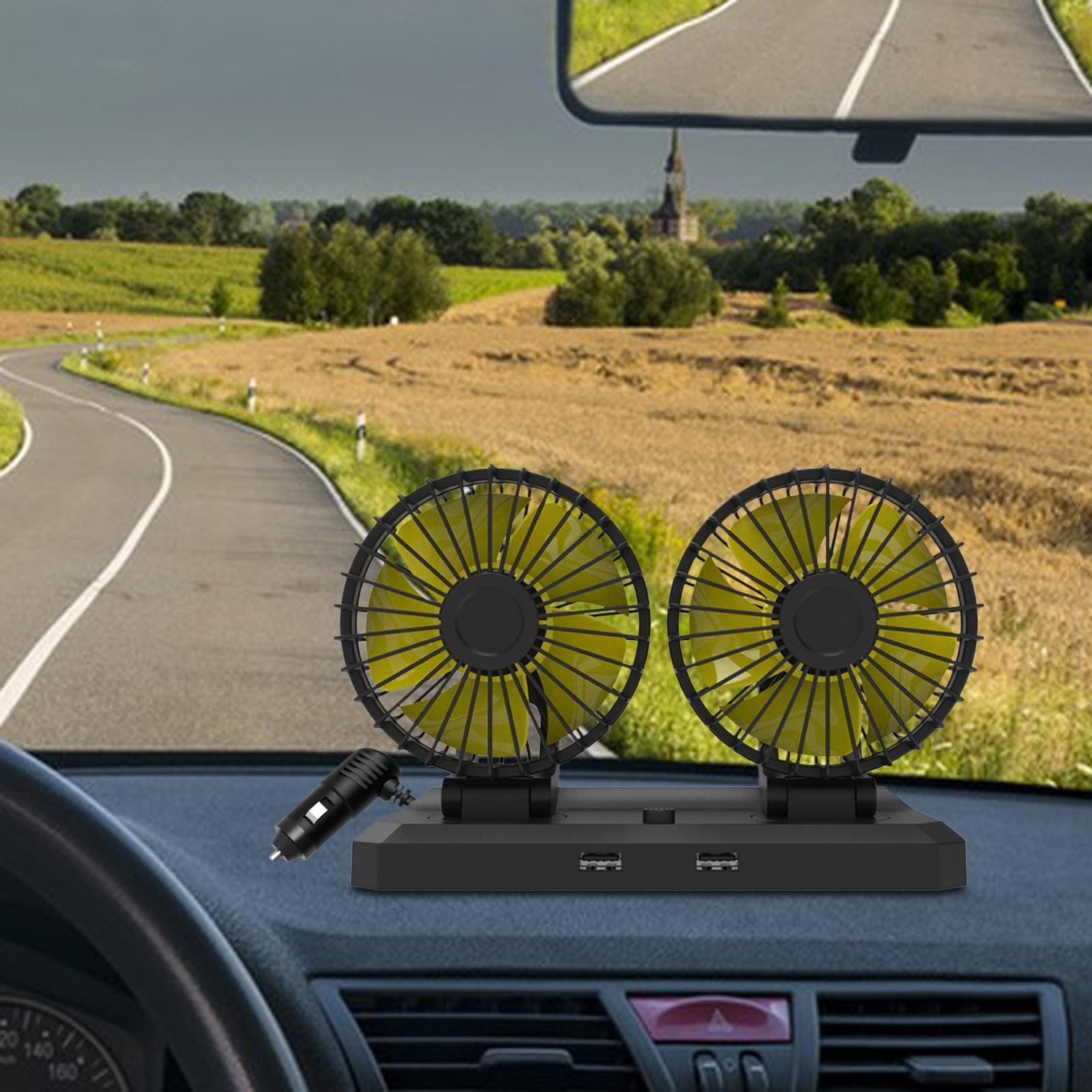 Mini Car Fan 12V