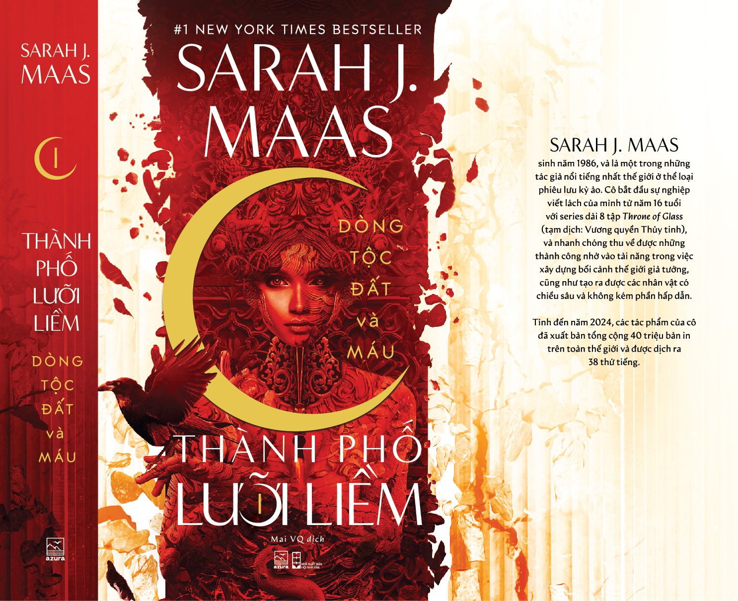 Sách - Thành phố lưỡi liềm: Dòng tộc đất và máu (Sarah J. Maas) (Nhã Nam Official)