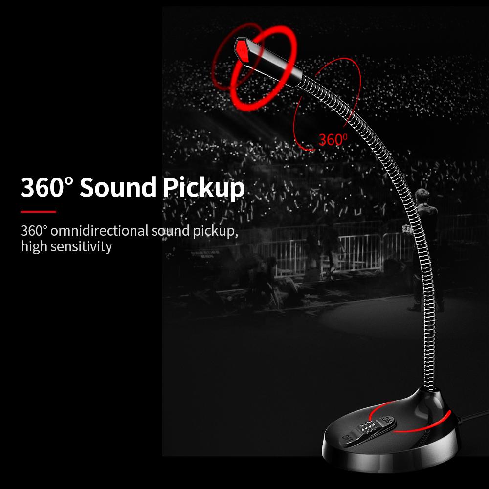 Micrô cổ ngỗng USB F12  chơi game cho máy tính xách tay PC