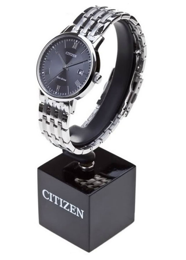 Đồng Hồ Nữ Citizen Dây Thép Không Gỉ EW1580-50E - Mặt Đen (Sapphire)