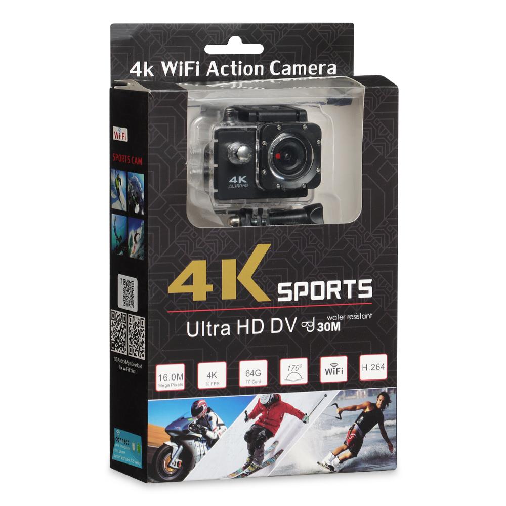 Camera WiFi hành động Ultra 4K 1080P DV Máy quay thể thao Máy ảnh dưới nước chống nước Ống kính thiên thần rộng Mini Máy ảnh chuyên nghiệp thông minh