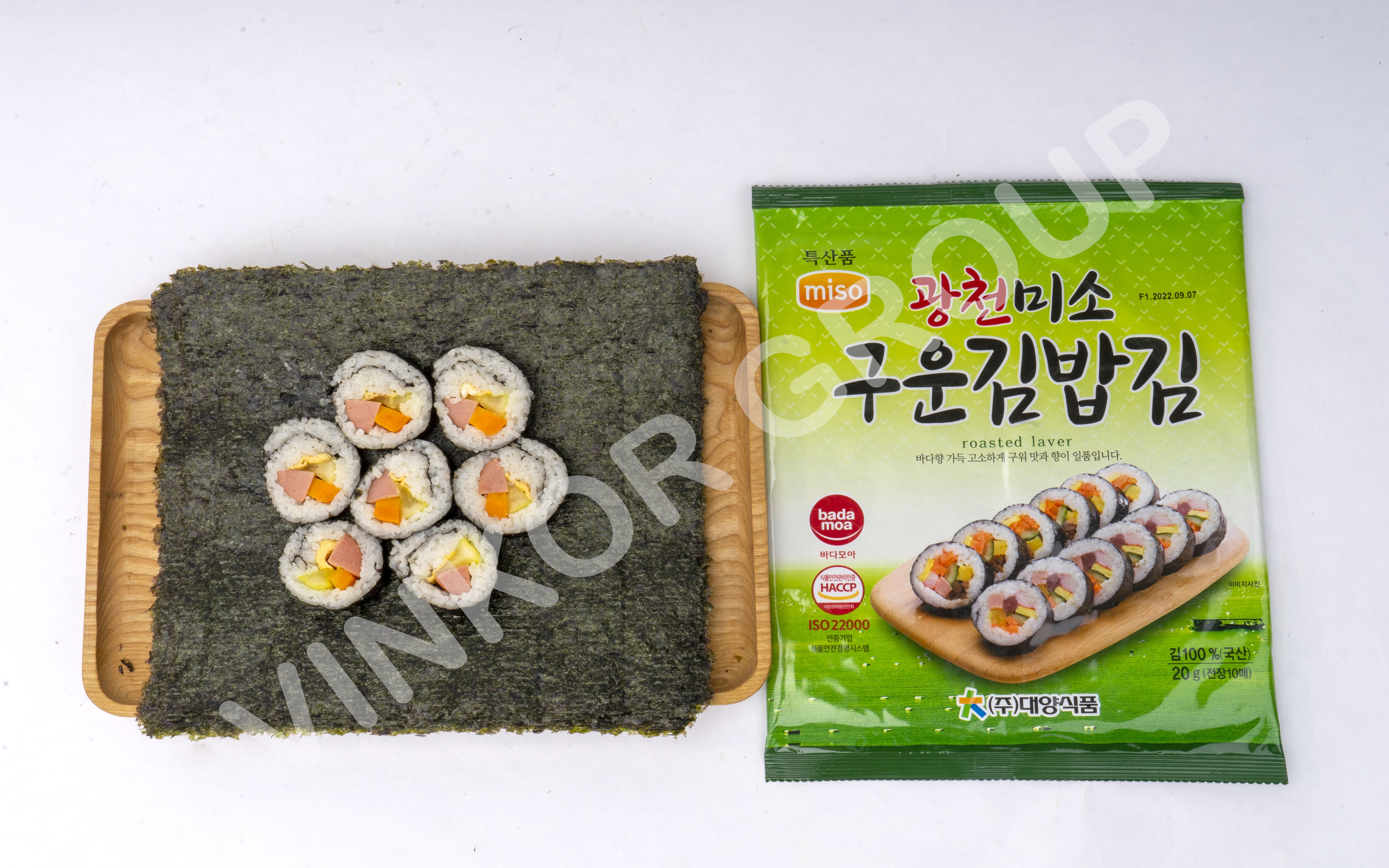 Rong Biển Cuộn Cơm Hàn Quốc Gwangcheon Miso Gói 10 Lá 20g