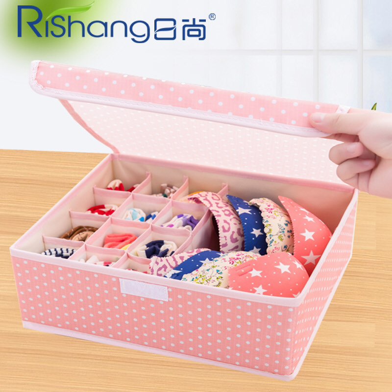 Hộp vải đựng đồ lót/ vớ đa năng tiện dụng - Hộp vải đựng quần áo