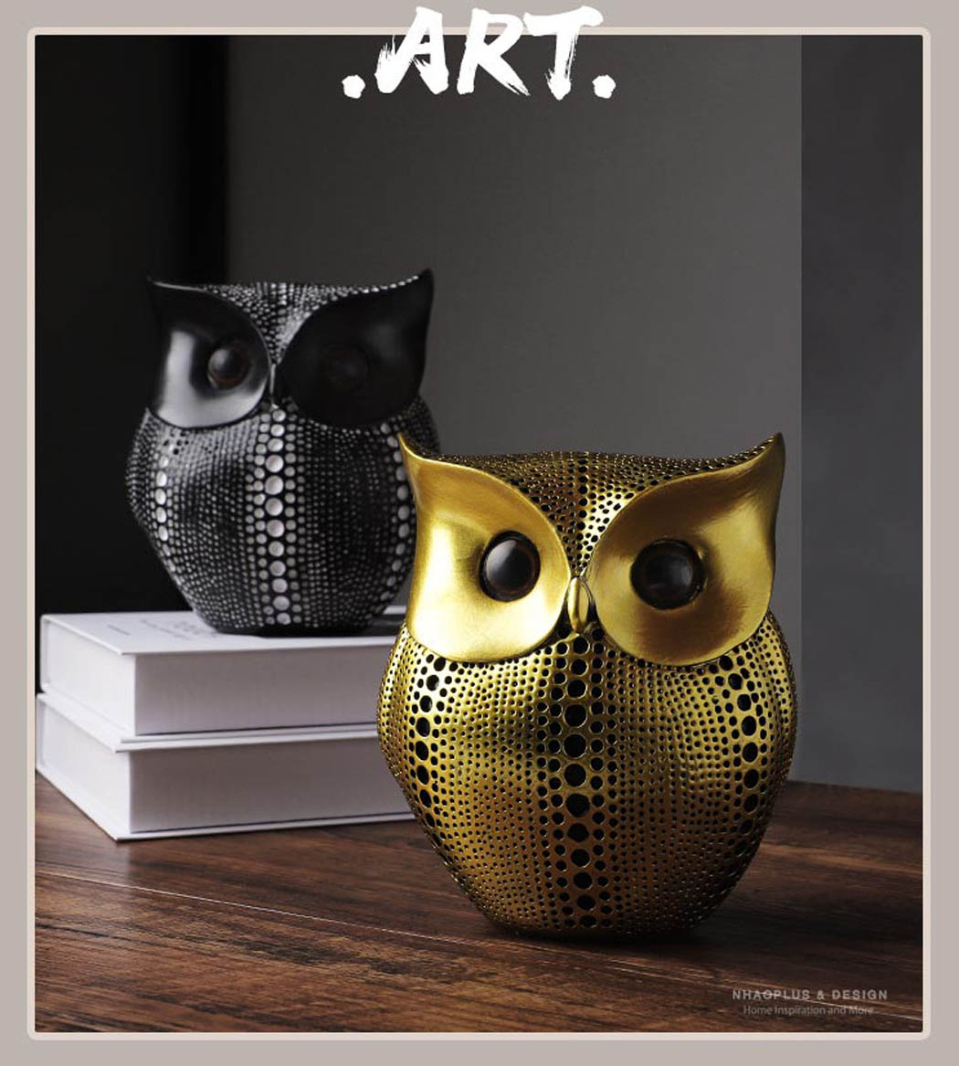 Tượng Decor Con Cú