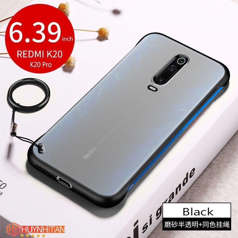 Ốp lưng redmi k20 pro mi 9t pro nửa cạnh lưng nhám chống bám vân tay bảo vệ camera phụ kiện điện thoại huỳnh tân store