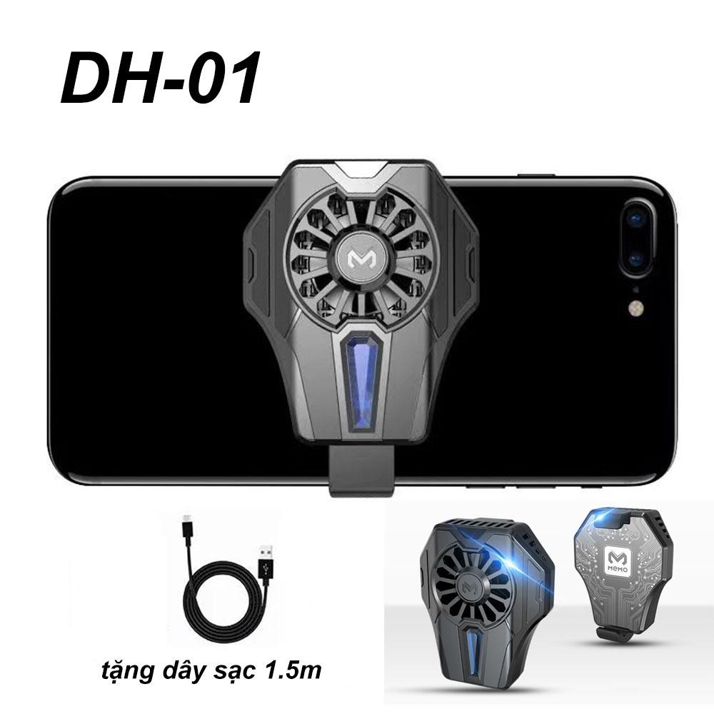 Quạt Tản Nhiệt Điện Thoại Memo DL-01 Làm Mát Giảm Nhiệt Di Động, Nhỏ Gọn Tiện Lợi Sò Lạnh Chơi Game Thoải Mái