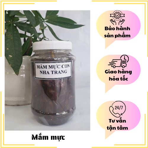 Đặc Sản Nha Trang - Mắm Mực Nha Trang Nguyên Con Hương Vị Tuyệt Vời , Seavy Hộp 500G