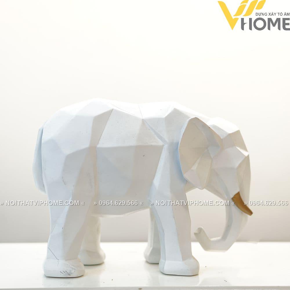 Đồ decor trang trí nội thất set voi cưỡi ngọc kiểu dáng nghệ thuật, sang trọng, hiện đại DDB 00362