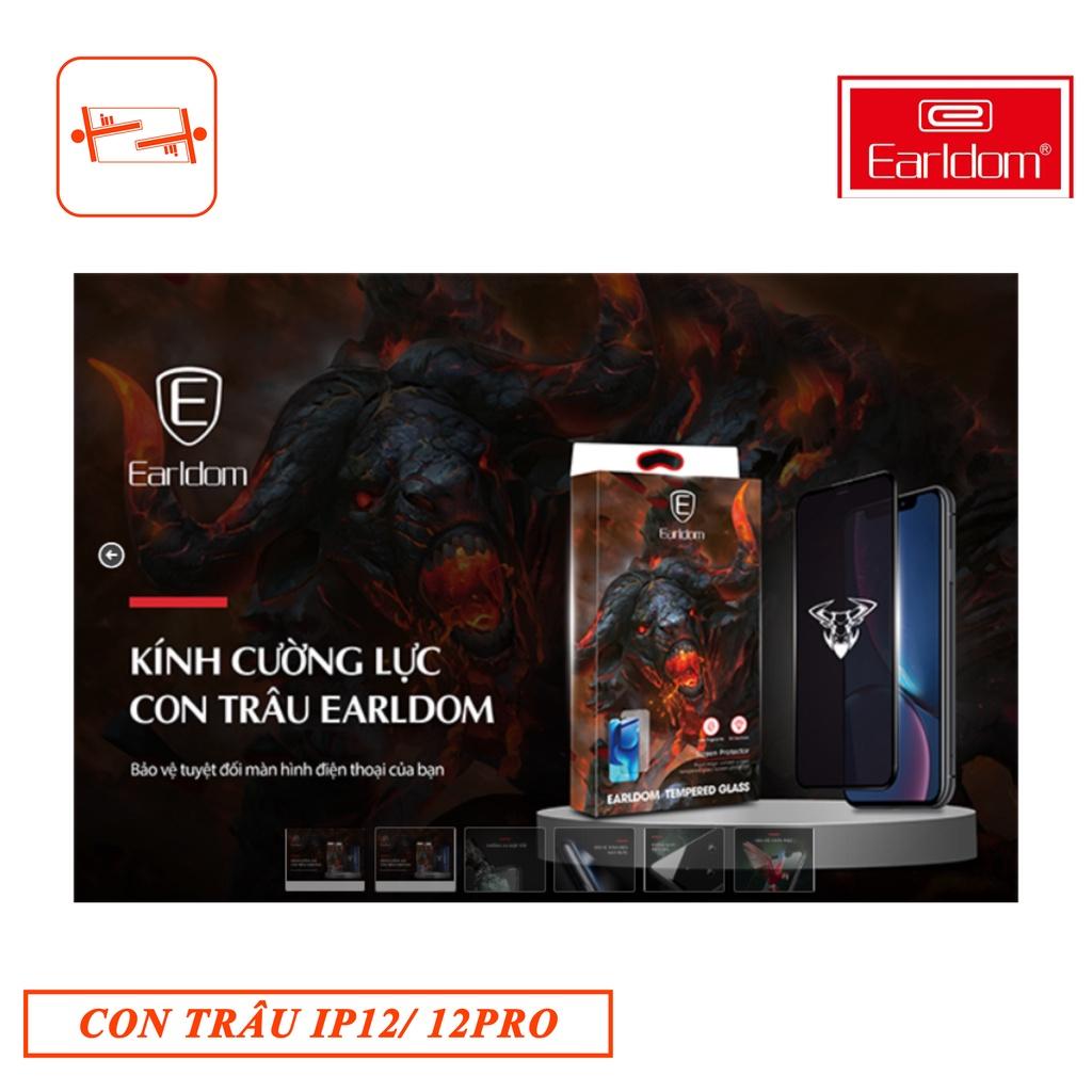 Cường Lực dành cho IPHONE 12/12 PRO  Con Trâu Earldom