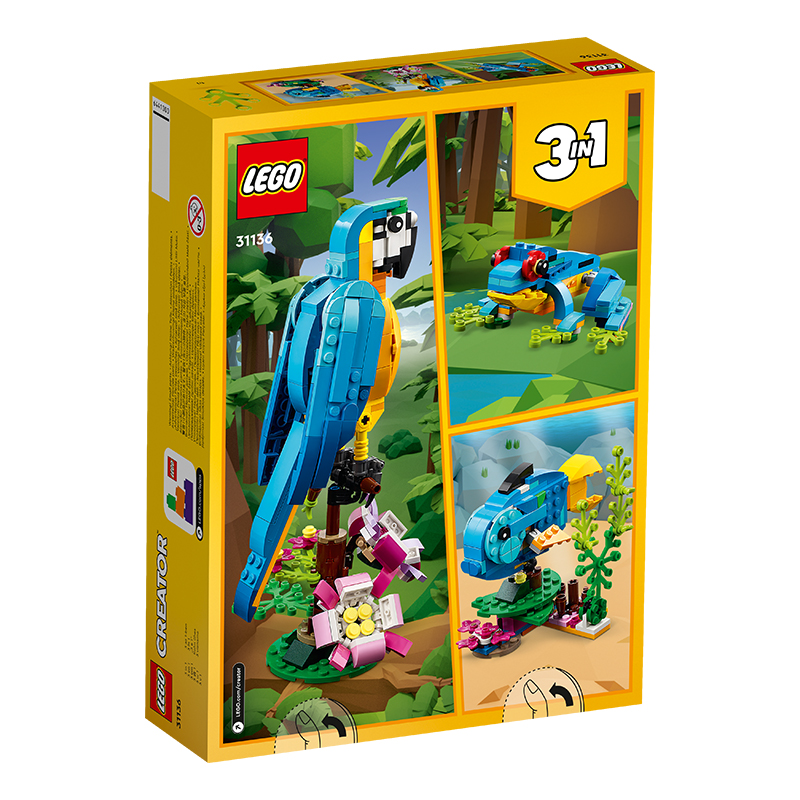 Đồ Chơi Lắp Ráp LEGO Vẹt Đuôi Dài Nam Mỹ 31136