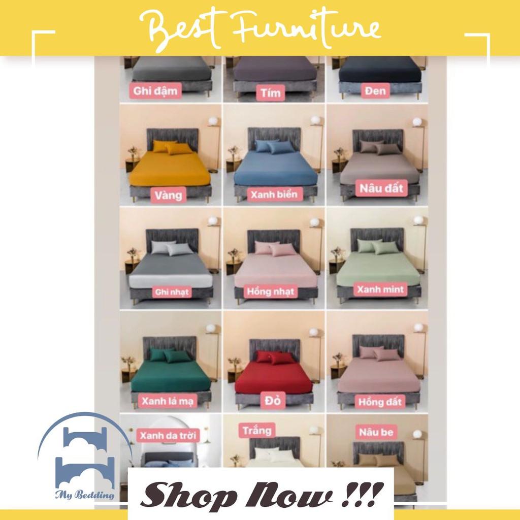 Ga Gối Lụa Tencel - Cotton 60s Với 17 Tông Màu Basic Hot Nhất 2020