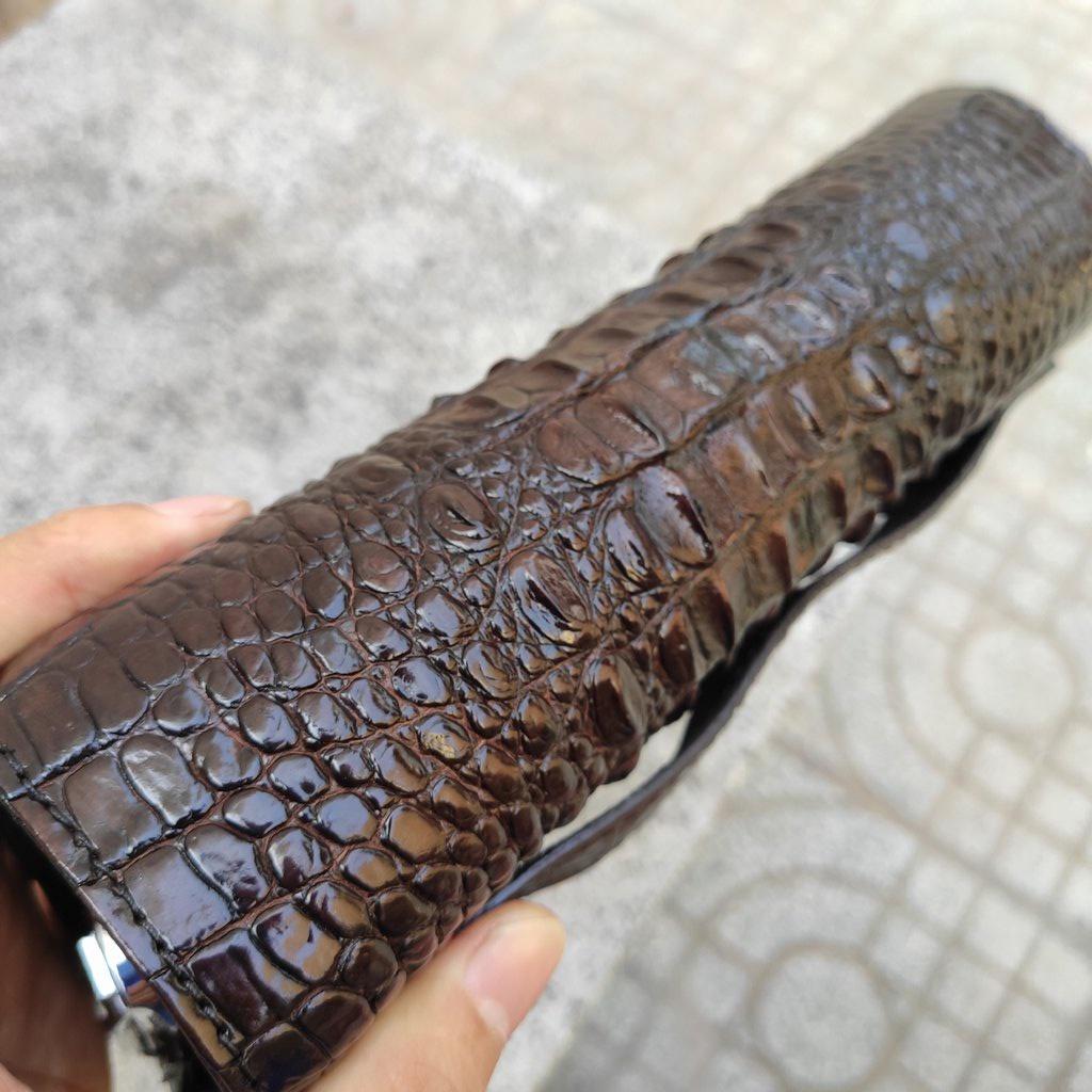 Clutch cầm tay da cá sấu cao cấp cho nam nữ