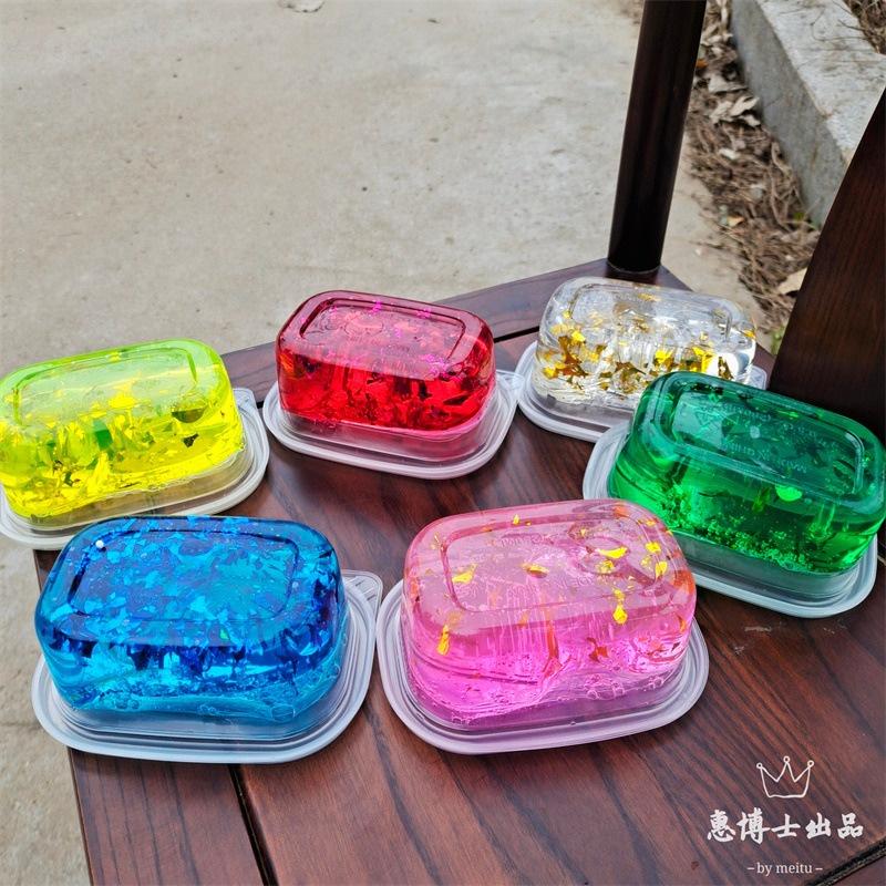 SLIME dạng ÂU BÓNG charm kim tuyến NG0C TRAI CỐM XỐP 6 màu dạng lỏng Slam thiết kế độc đáo ấn tượng squishy