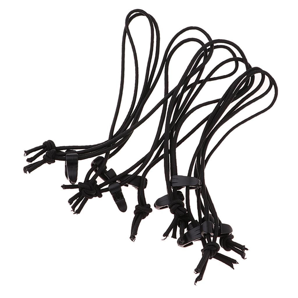 10pcs String Buckle Storage Cord Laces Elastic Kit with Hooks Locks