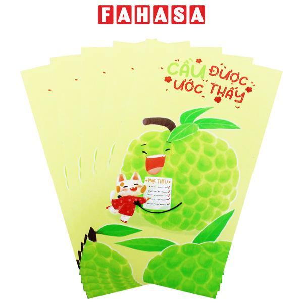 Bộ 5 Bao Lì Xì Tết Ất Tỵ SDstationery - Ngũ Quả Sum Vầy - Cầu