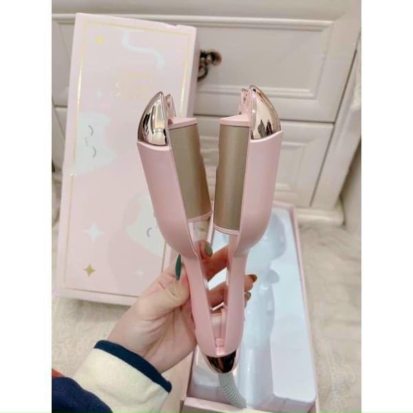 Máy Uốn Tóc Gợn Sóng Xoăn Size 32mm Máy Bấm Tóc Hình Móng Vuốt Mèo Dễ Thương