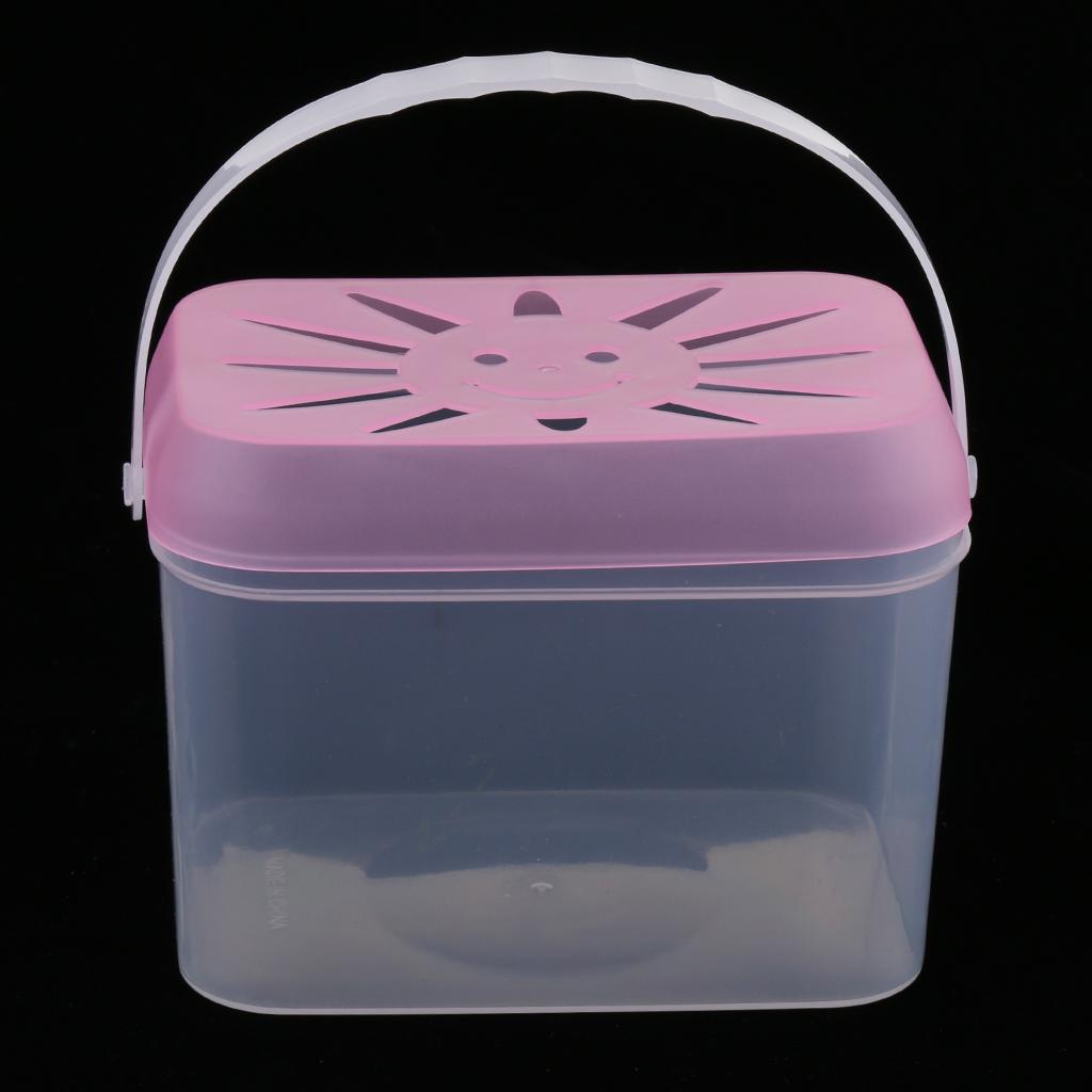 Reptile Plastic Breeding Box Tank Amphibean Vivarium Terrarium Turtle, Random Color