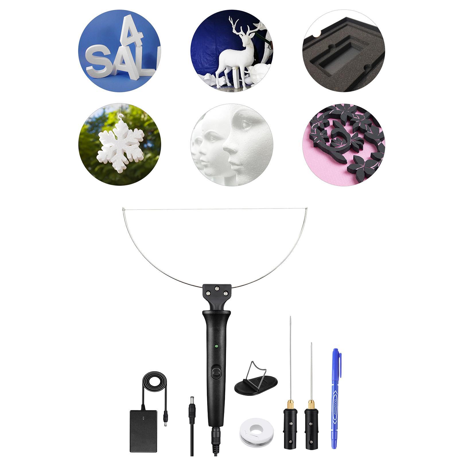 8 Pieces Set Electric Foam Cutter Pen Cutter kit Wire Foam Cutter