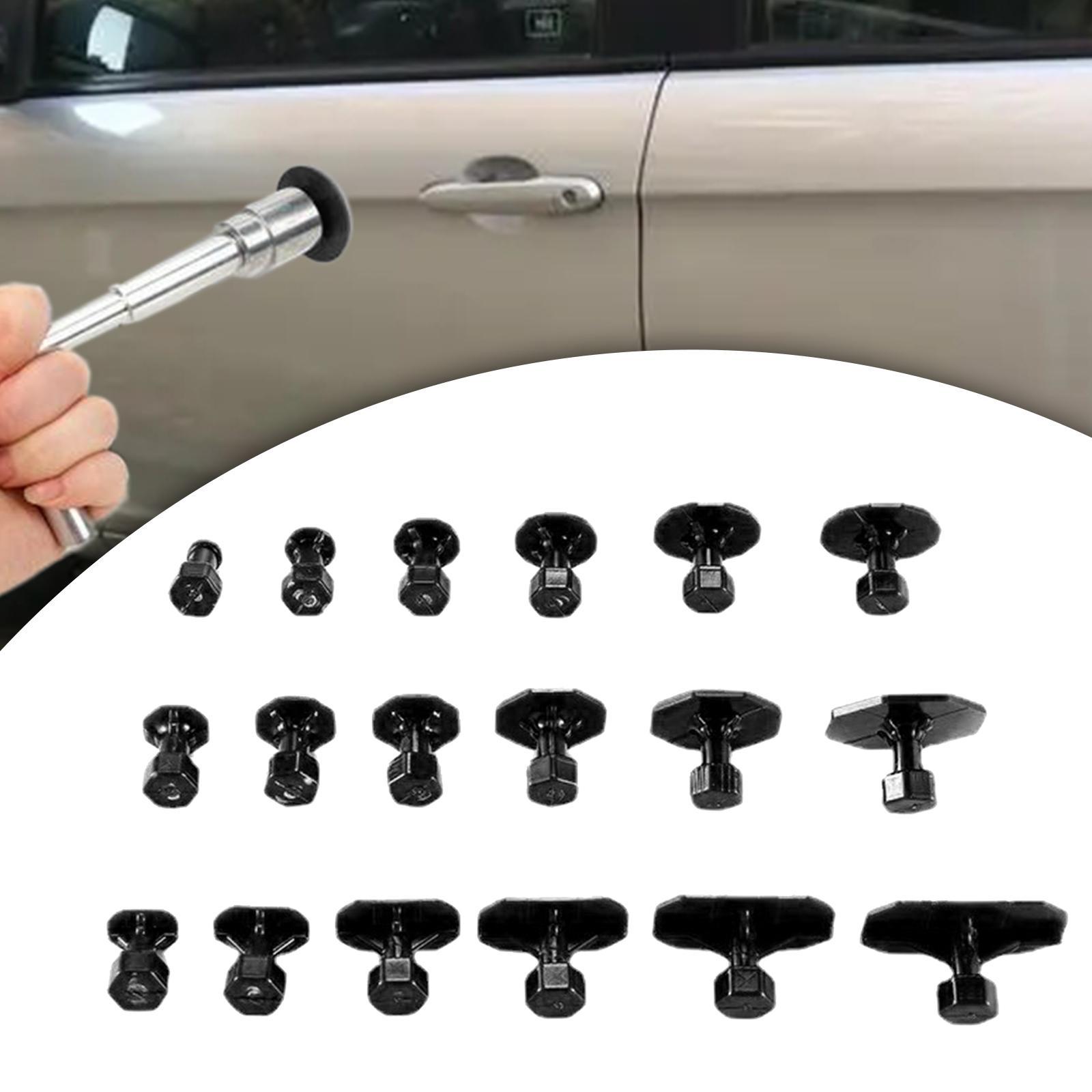 18 Pieces Car Puller Portable for Automobile Automotive Hail Dents