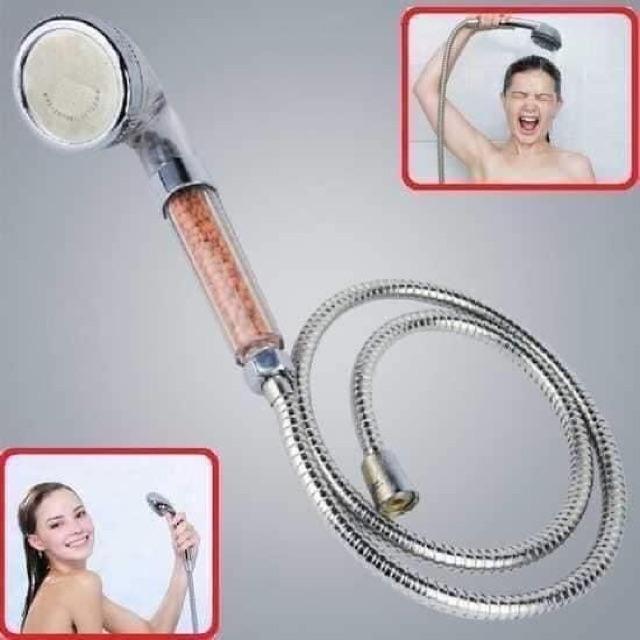Bộ vòi sen tăng áp có hạt NANO lọc nước