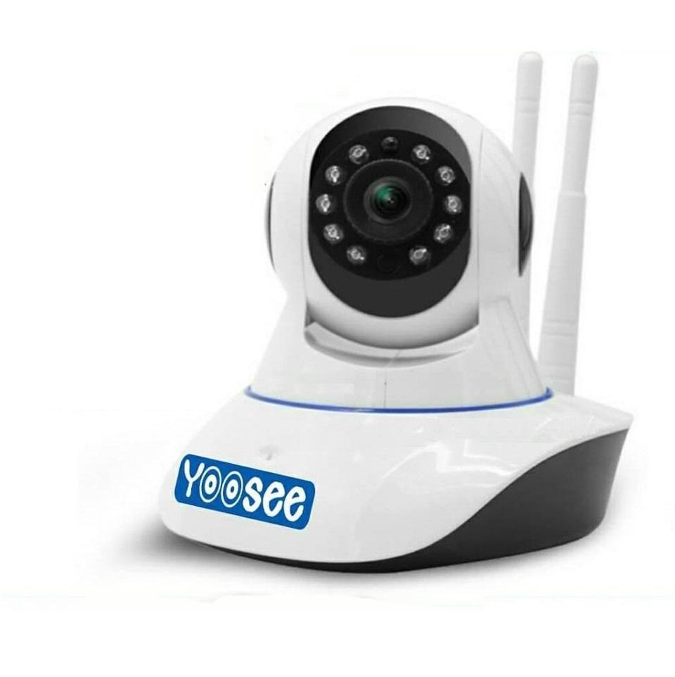 Camera IP Wifi Yoosee 3 Râu HD720P 10 đèn hồng ngoại đàm thoại 2 chiều + Tặng thẻ nhớ Yoosee T920 32GB (Trắng) Hàng Nhập Khẩu