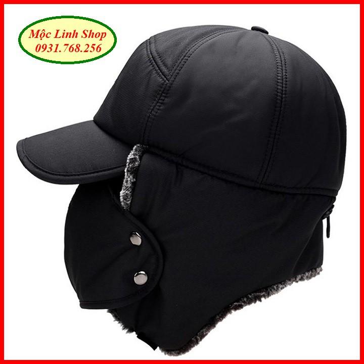 Mũ trùm đầu nam Supplex Outdoor cực ấm có lưỡi trai