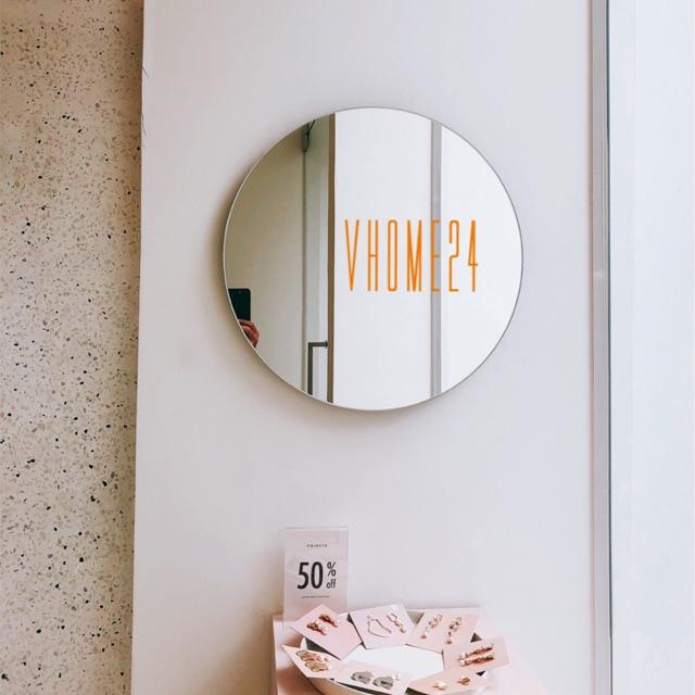 Gương tròn decor tràn viền