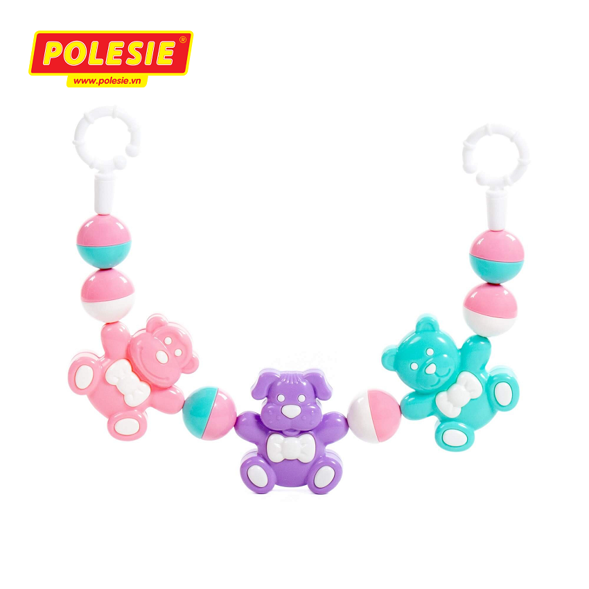 Treo Nôi Hình Thú Xúc Xắc 48cm, Màu Sắc Kích Thích Thị Giác Cho Bé, Nhựa ABS,Nhập Khẩu Châu Âu,CHÍNH HÃNG,POLESIE 71569