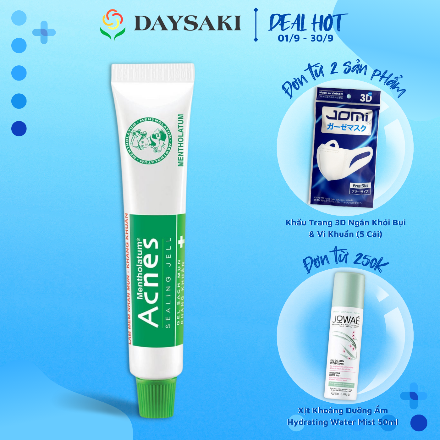 Acnes Gel Ngừa Mụn, Kháng Khuẩn Sealing Jell 18g